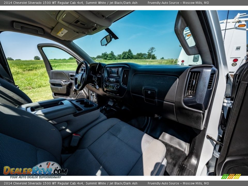 2014 Chevrolet Silverado 1500 WT Regular Cab 4x4 Summit White / Jet Black/Dark Ash Photo #24