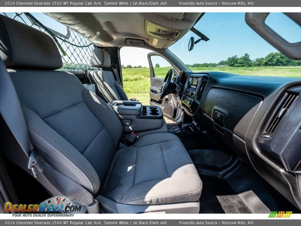 2014 Chevrolet Silverado 1500 WT Regular Cab 4x4 Summit White / Jet Black/Dark Ash Photo #25