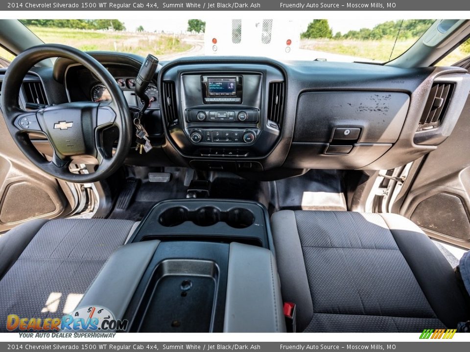 2014 Chevrolet Silverado 1500 WT Regular Cab 4x4 Summit White / Jet Black/Dark Ash Photo #28