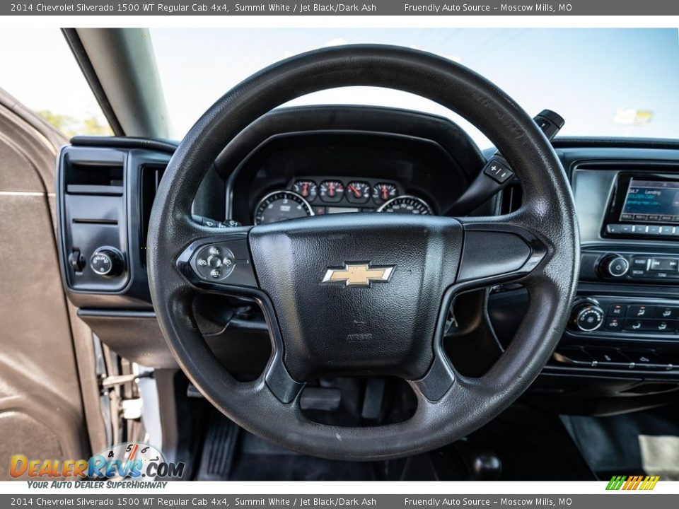 2014 Chevrolet Silverado 1500 WT Regular Cab 4x4 Summit White / Jet Black/Dark Ash Photo #30