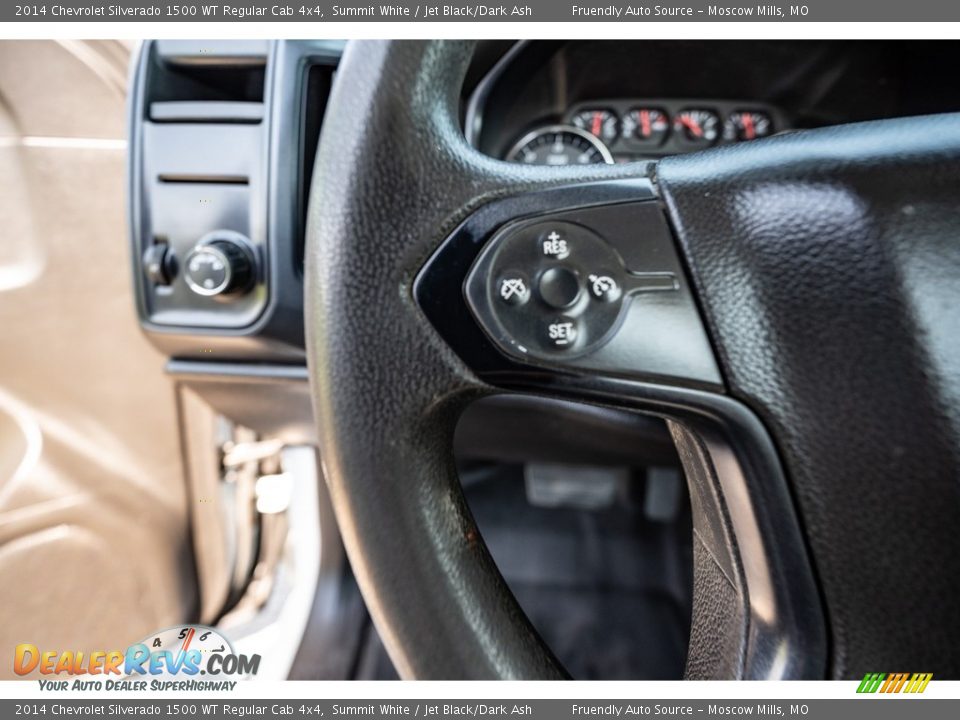 2014 Chevrolet Silverado 1500 WT Regular Cab 4x4 Summit White / Jet Black/Dark Ash Photo #31