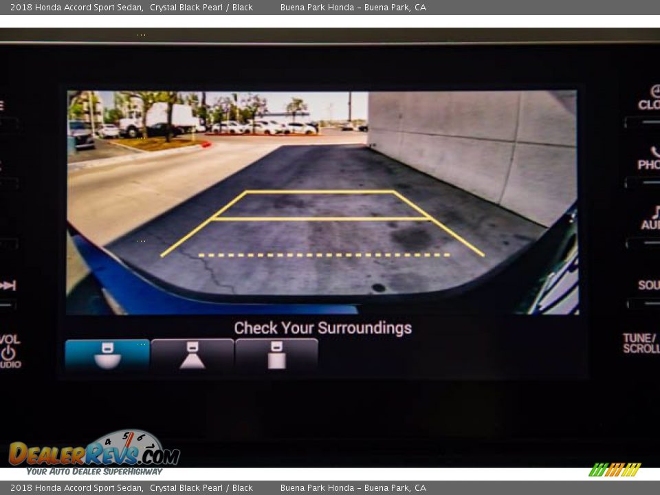 2018 Honda Accord Sport Sedan Crystal Black Pearl / Black Photo #26
