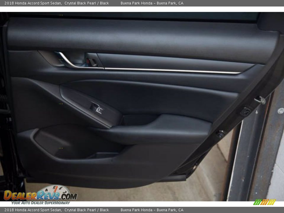 2018 Honda Accord Sport Sedan Crystal Black Pearl / Black Photo #31