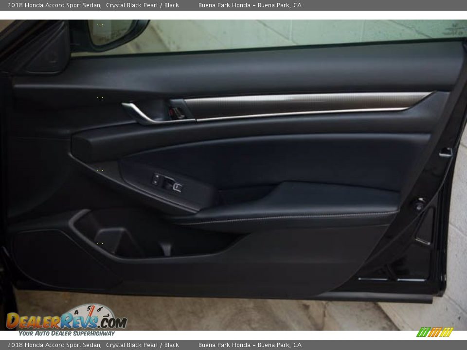2018 Honda Accord Sport Sedan Crystal Black Pearl / Black Photo #32