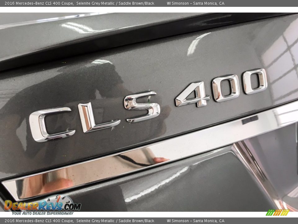 2016 Mercedes-Benz CLS 400 Coupe Selenite Grey Metallic / Saddle Brown/Black Photo #7