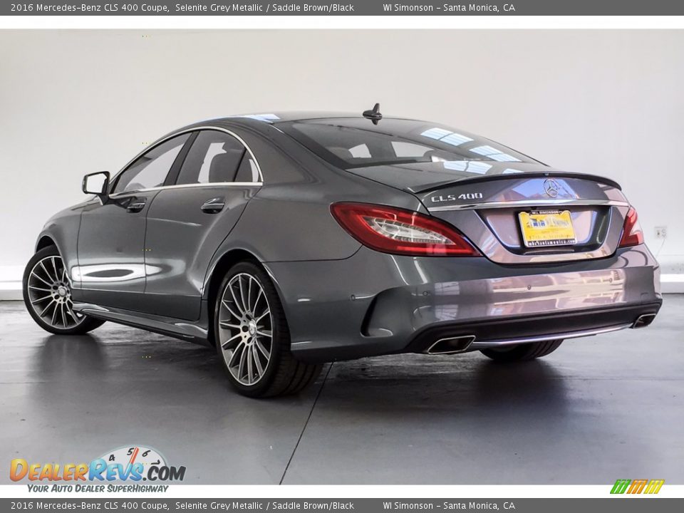 2016 Mercedes-Benz CLS 400 Coupe Selenite Grey Metallic / Saddle Brown/Black Photo #10