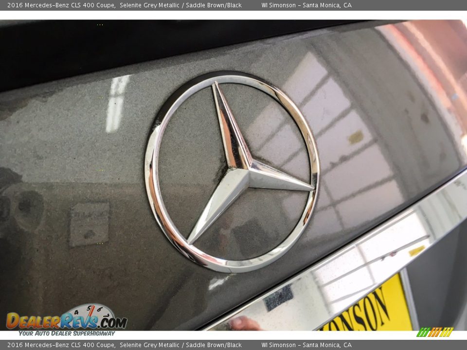 2016 Mercedes-Benz CLS 400 Coupe Selenite Grey Metallic / Saddle Brown/Black Photo #28