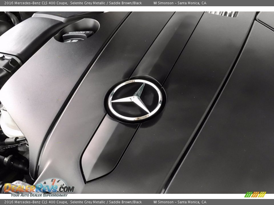 2016 Mercedes-Benz CLS 400 Coupe Selenite Grey Metallic / Saddle Brown/Black Photo #32