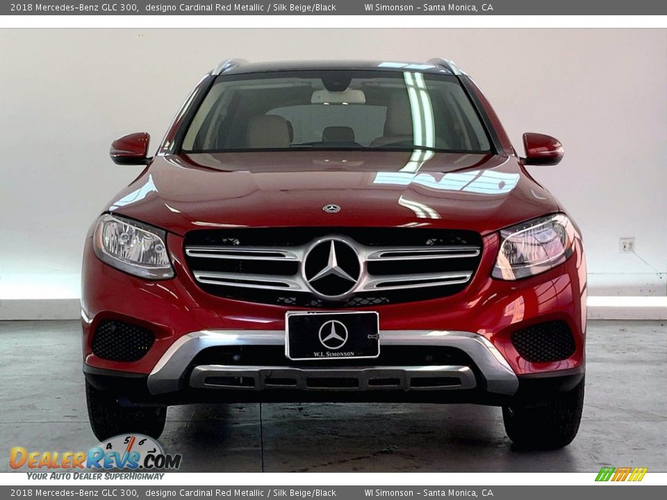 2018 Mercedes-Benz GLC 300 designo Cardinal Red Metallic / Silk Beige/Black Photo #2