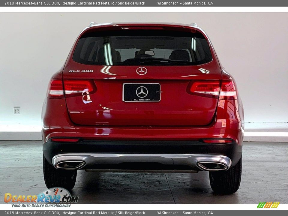 2018 Mercedes-Benz GLC 300 designo Cardinal Red Metallic / Silk Beige/Black Photo #3