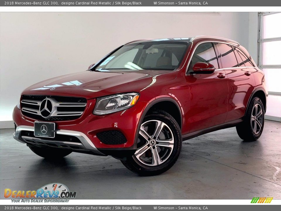 2018 Mercedes-Benz GLC 300 designo Cardinal Red Metallic / Silk Beige/Black Photo #12