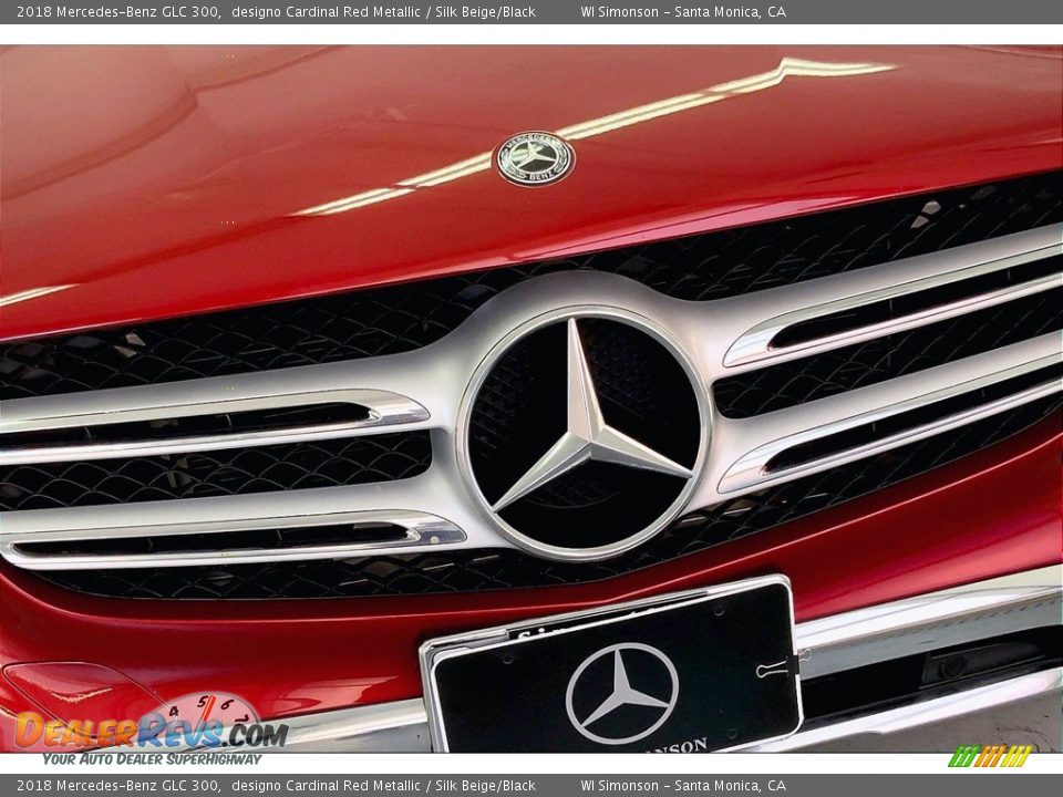 2018 Mercedes-Benz GLC 300 designo Cardinal Red Metallic / Silk Beige/Black Photo #30