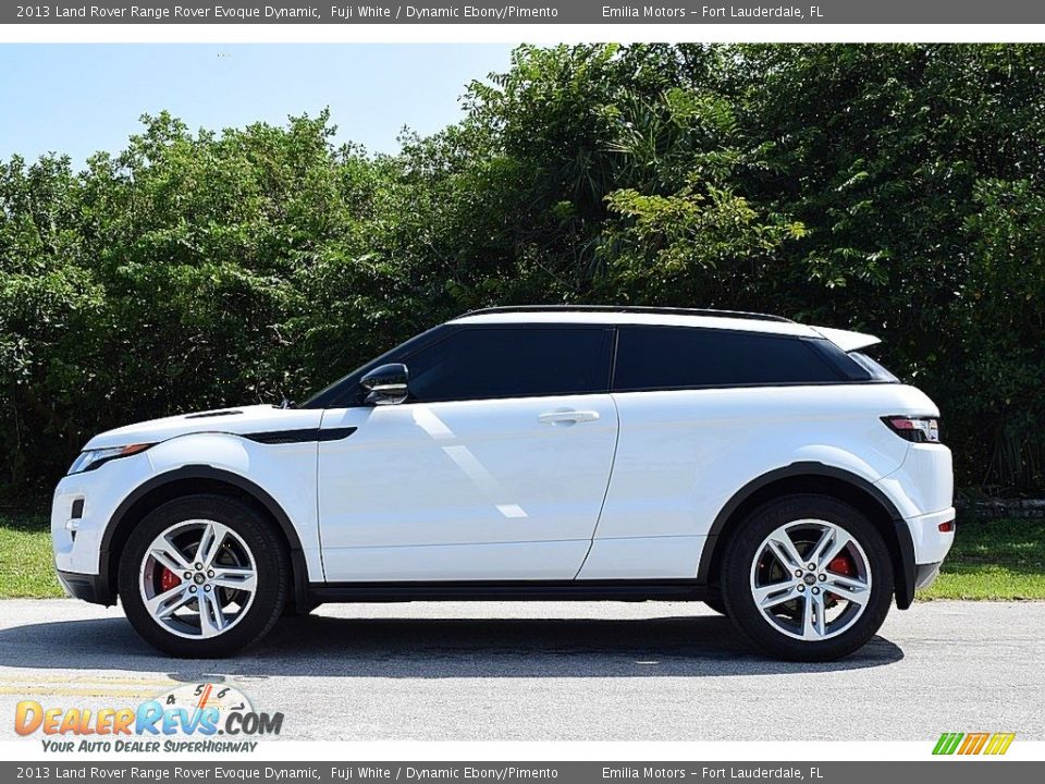 2013 Land Rover Range Rover Evoque Dynamic Fuji White / Dynamic Ebony/Pimento Photo #3