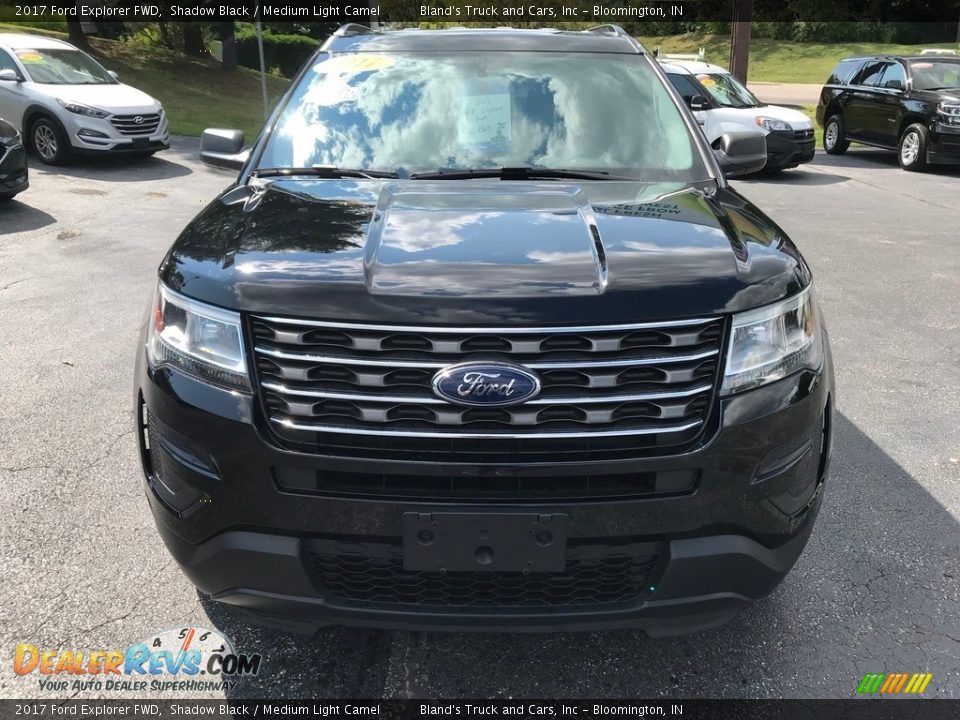 2017 Ford Explorer FWD Shadow Black / Medium Light Camel Photo #3