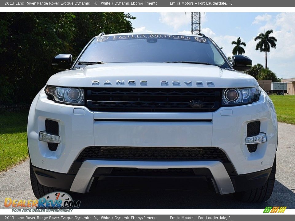 2013 Land Rover Range Rover Evoque Dynamic Fuji White / Dynamic Ebony/Pimento Photo #5