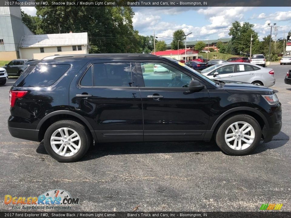 2017 Ford Explorer FWD Shadow Black / Medium Light Camel Photo #5