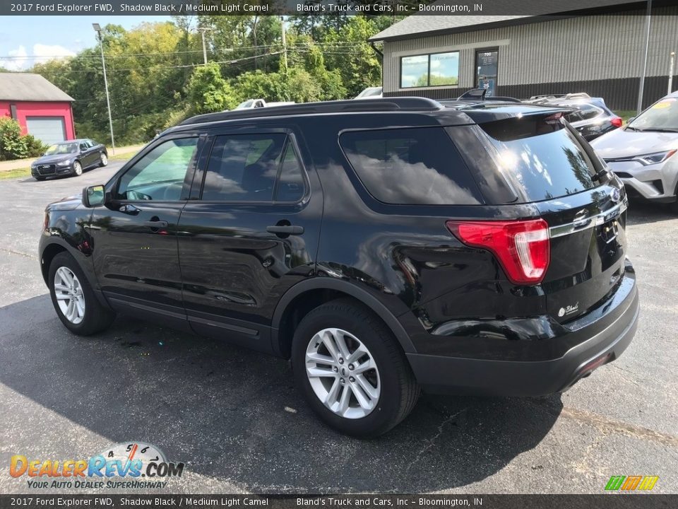 2017 Ford Explorer FWD Shadow Black / Medium Light Camel Photo #11