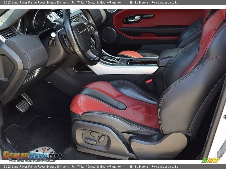 Front Seat of 2013 Land Rover Range Rover Evoque Dynamic Photo #15