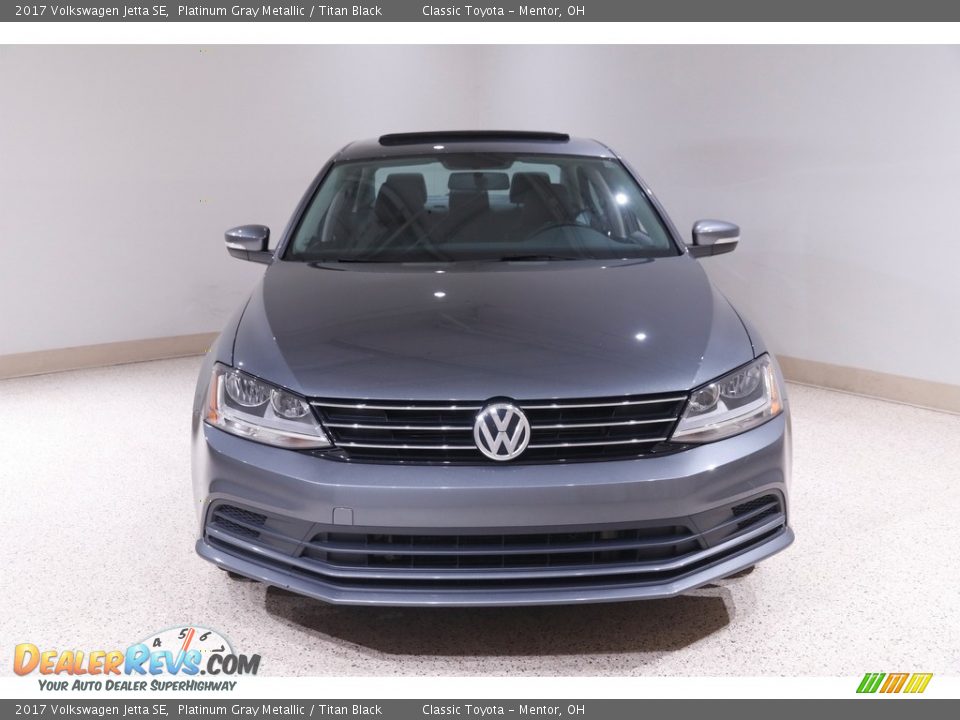 2017 Volkswagen Jetta SE Platinum Gray Metallic / Titan Black Photo #2