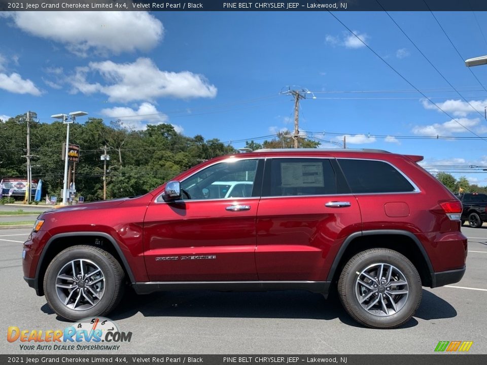 Velvet Red Pearl 2021 Jeep Grand Cherokee Limited 4x4 Photo #4