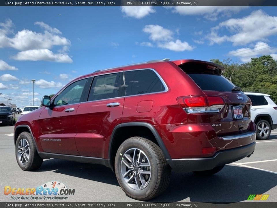 2021 Jeep Grand Cherokee Limited 4x4 Velvet Red Pearl / Black Photo #6