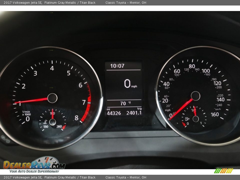 2017 Volkswagen Jetta SE Platinum Gray Metallic / Titan Black Photo #8