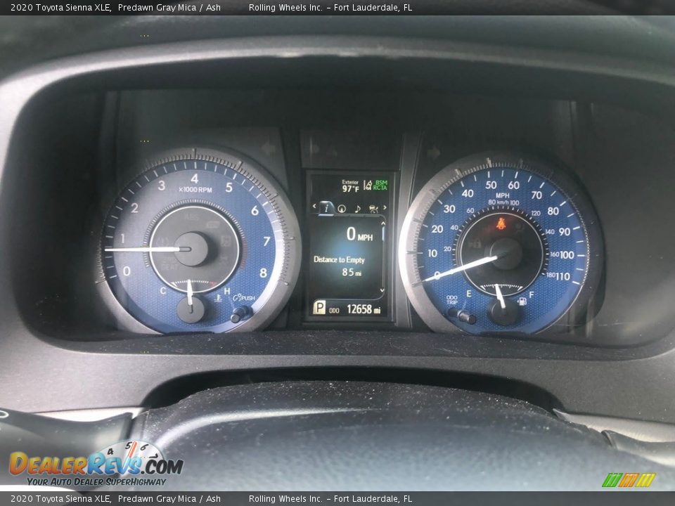 2020 Toyota Sienna XLE Predawn Gray Mica / Ash Photo #11
