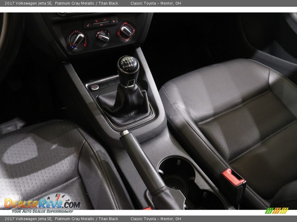 2017 Volkswagen Jetta SE Platinum Gray Metallic / Titan Black Photo #12