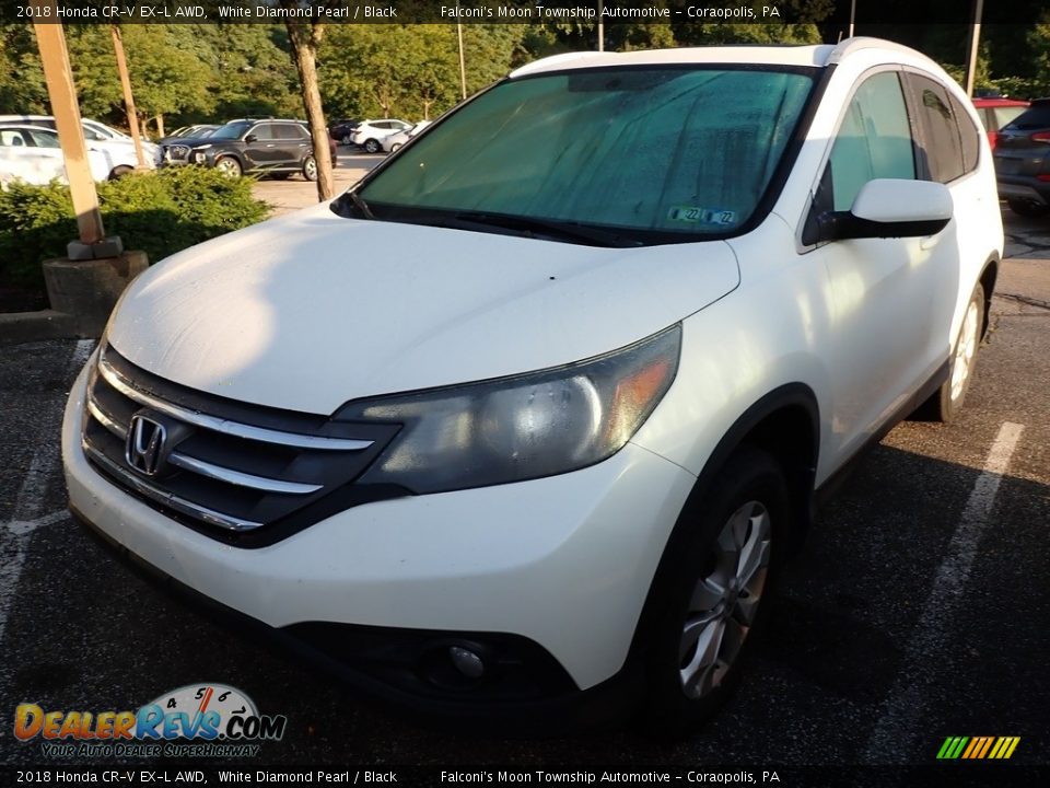 2018 Honda CR-V EX-L AWD White Diamond Pearl / Black Photo #1