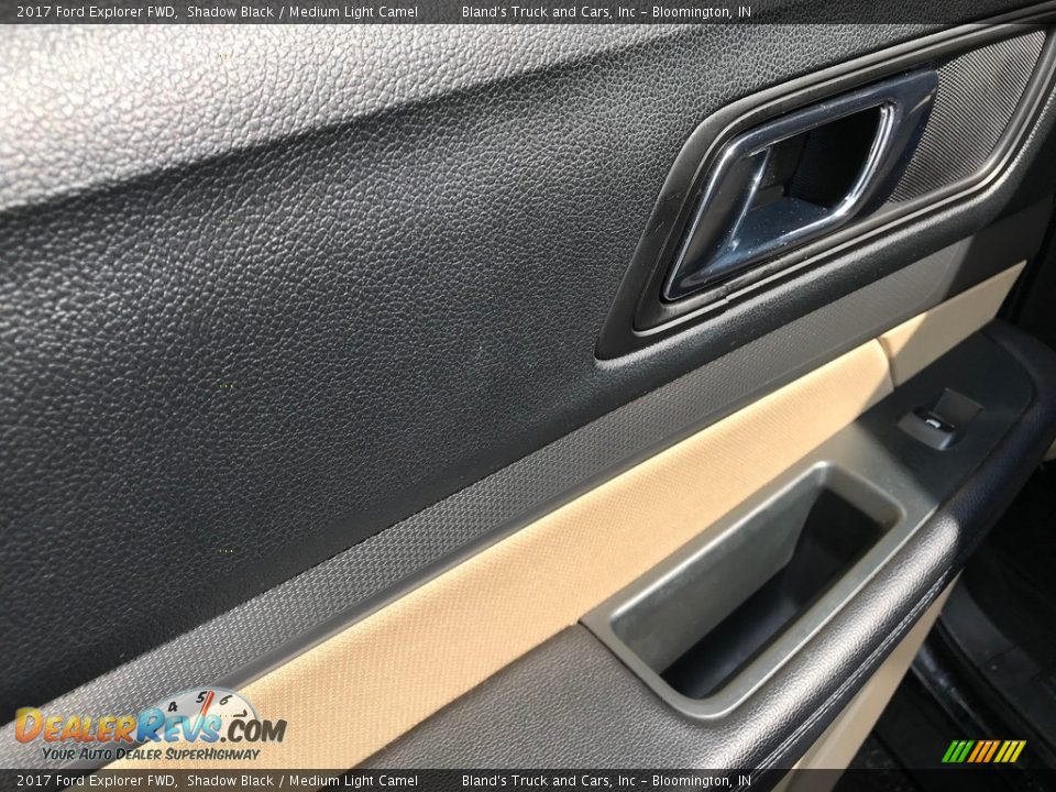 2017 Ford Explorer FWD Shadow Black / Medium Light Camel Photo #26