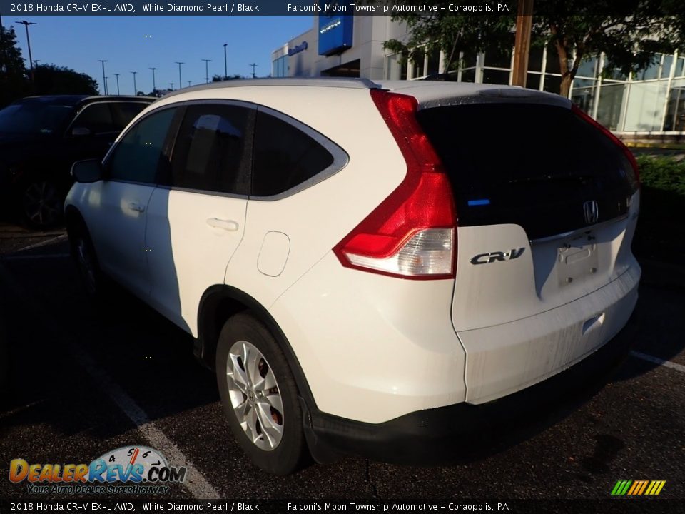 2018 Honda CR-V EX-L AWD White Diamond Pearl / Black Photo #2