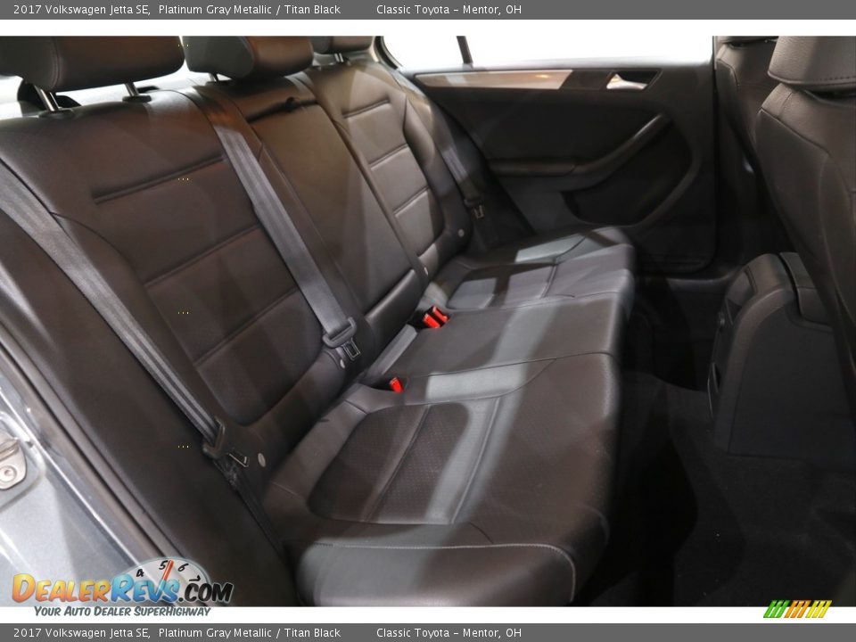 2017 Volkswagen Jetta SE Platinum Gray Metallic / Titan Black Photo #14