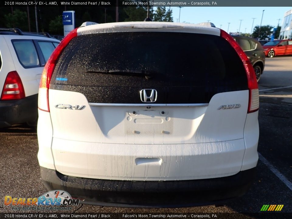 2018 Honda CR-V EX-L AWD White Diamond Pearl / Black Photo #3
