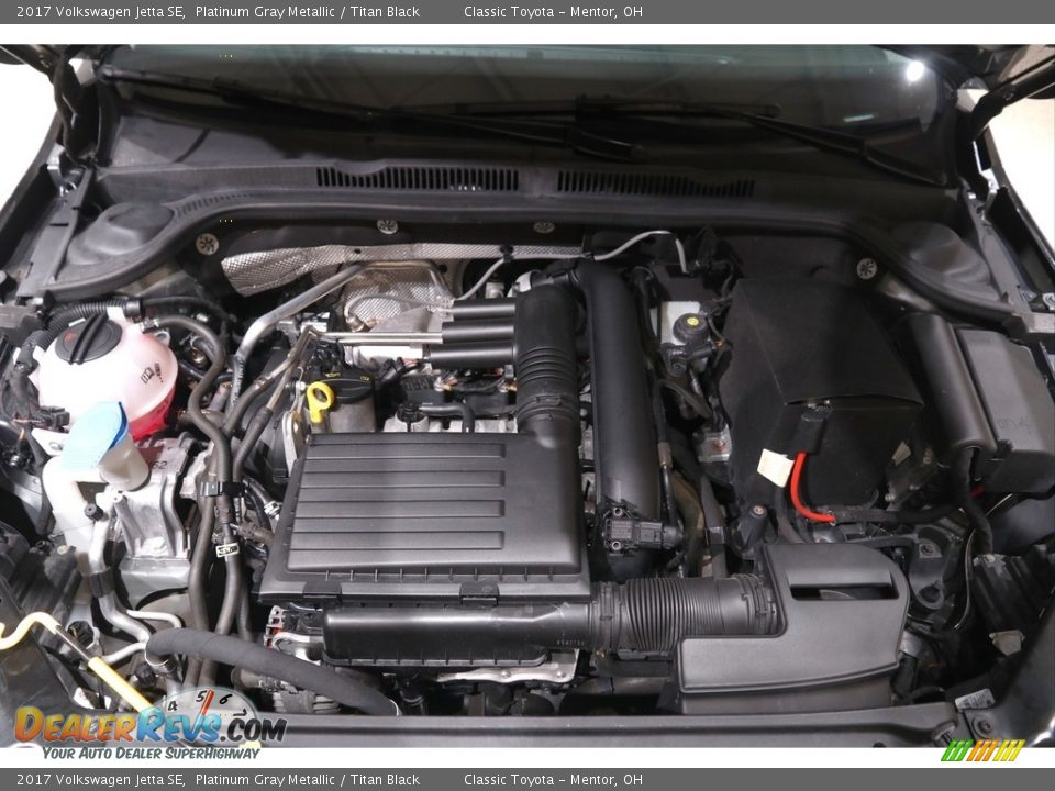 2017 Volkswagen Jetta SE Platinum Gray Metallic / Titan Black Photo #17