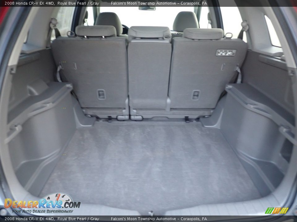 2008 Honda CR-V EX 4WD Royal Blue Pearl / Gray Photo #4