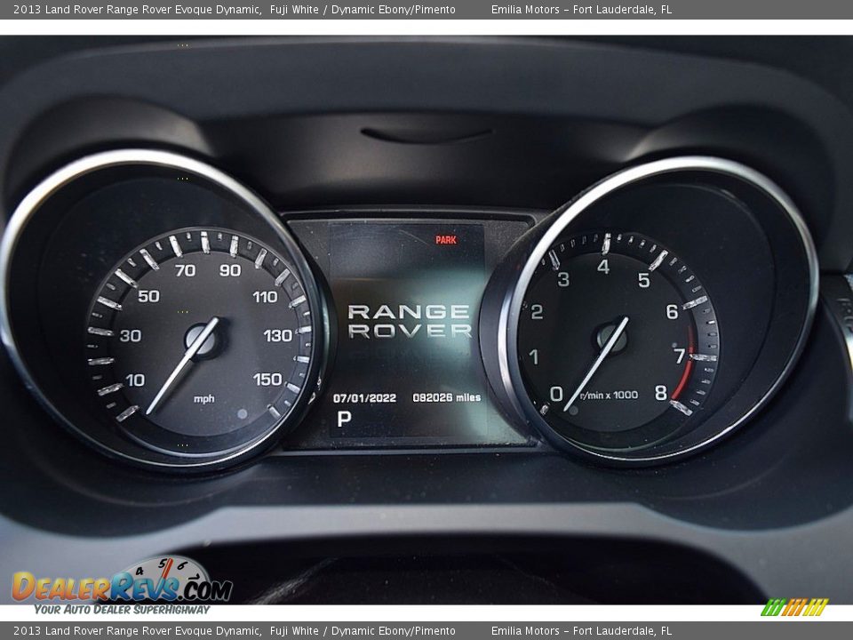 2013 Land Rover Range Rover Evoque Dynamic Gauges Photo #50