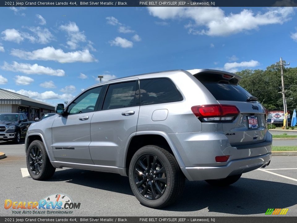 2021 Jeep Grand Cherokee Laredo 4x4 Billet Silver Metallic / Black Photo #6