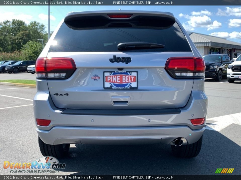 2021 Jeep Grand Cherokee Laredo 4x4 Billet Silver Metallic / Black Photo #7