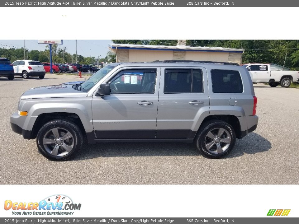 2015 Jeep Patriot High Altitude 4x4 Billet Silver Metallic / Dark Slate Gray/Light Pebble Beige Photo #2