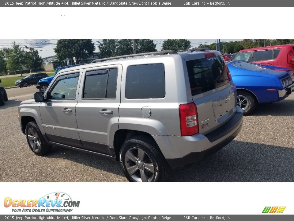 2015 Jeep Patriot High Altitude 4x4 Billet Silver Metallic / Dark Slate Gray/Light Pebble Beige Photo #3