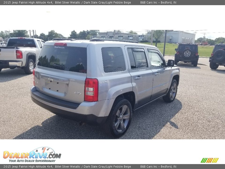 2015 Jeep Patriot High Altitude 4x4 Billet Silver Metallic / Dark Slate Gray/Light Pebble Beige Photo #5