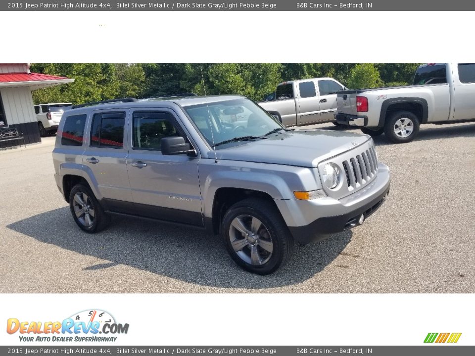 2015 Jeep Patriot High Altitude 4x4 Billet Silver Metallic / Dark Slate Gray/Light Pebble Beige Photo #6