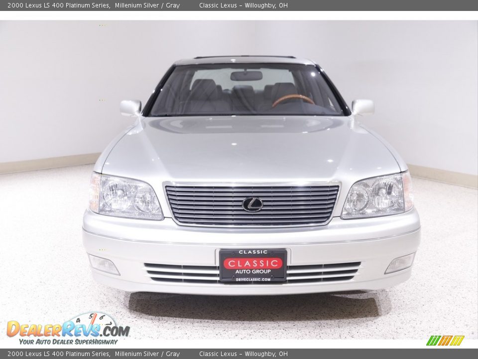 2000 Lexus LS 400 Platinum Series Millenium Silver / Gray Photo #2