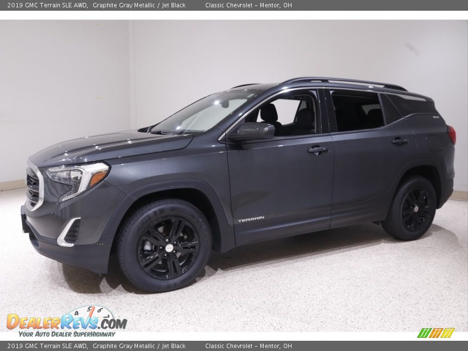 2019 GMC Terrain SLE AWD Graphite Gray Metallic / Jet Black Photo #3