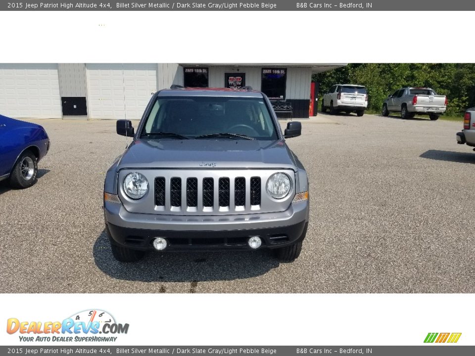 2015 Jeep Patriot High Altitude 4x4 Billet Silver Metallic / Dark Slate Gray/Light Pebble Beige Photo #7