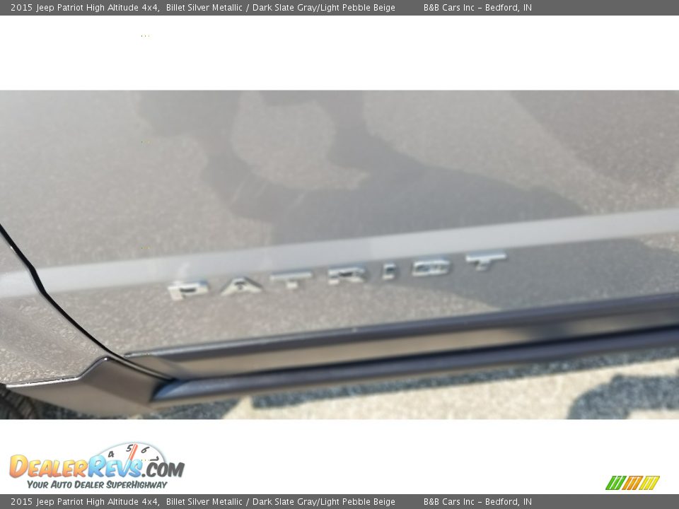 2015 Jeep Patriot High Altitude 4x4 Billet Silver Metallic / Dark Slate Gray/Light Pebble Beige Photo #8