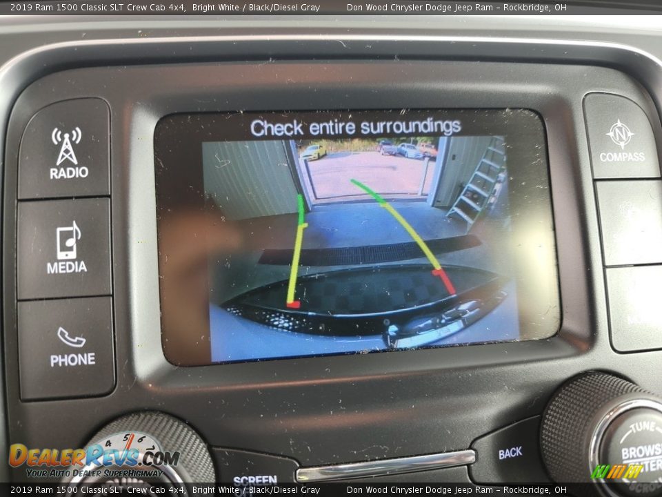 2019 Ram 1500 Classic SLT Crew Cab 4x4 Bright White / Black/Diesel Gray Photo #2