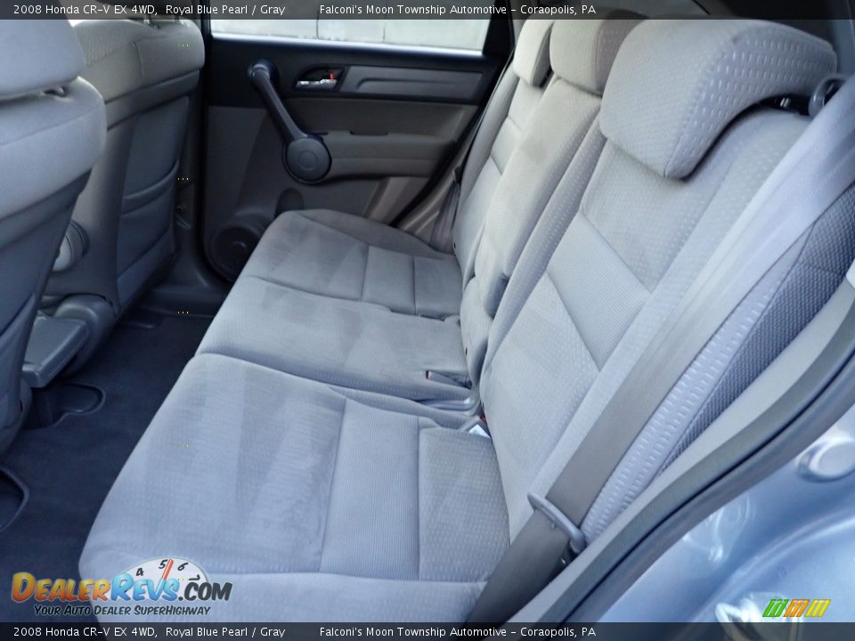 2008 Honda CR-V EX 4WD Royal Blue Pearl / Gray Photo #19