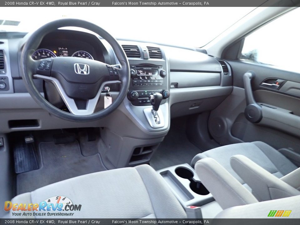 2008 Honda CR-V EX 4WD Royal Blue Pearl / Gray Photo #20