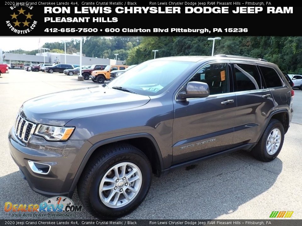 2020 Jeep Grand Cherokee Laredo 4x4 Granite Crystal Metallic / Black Photo #1